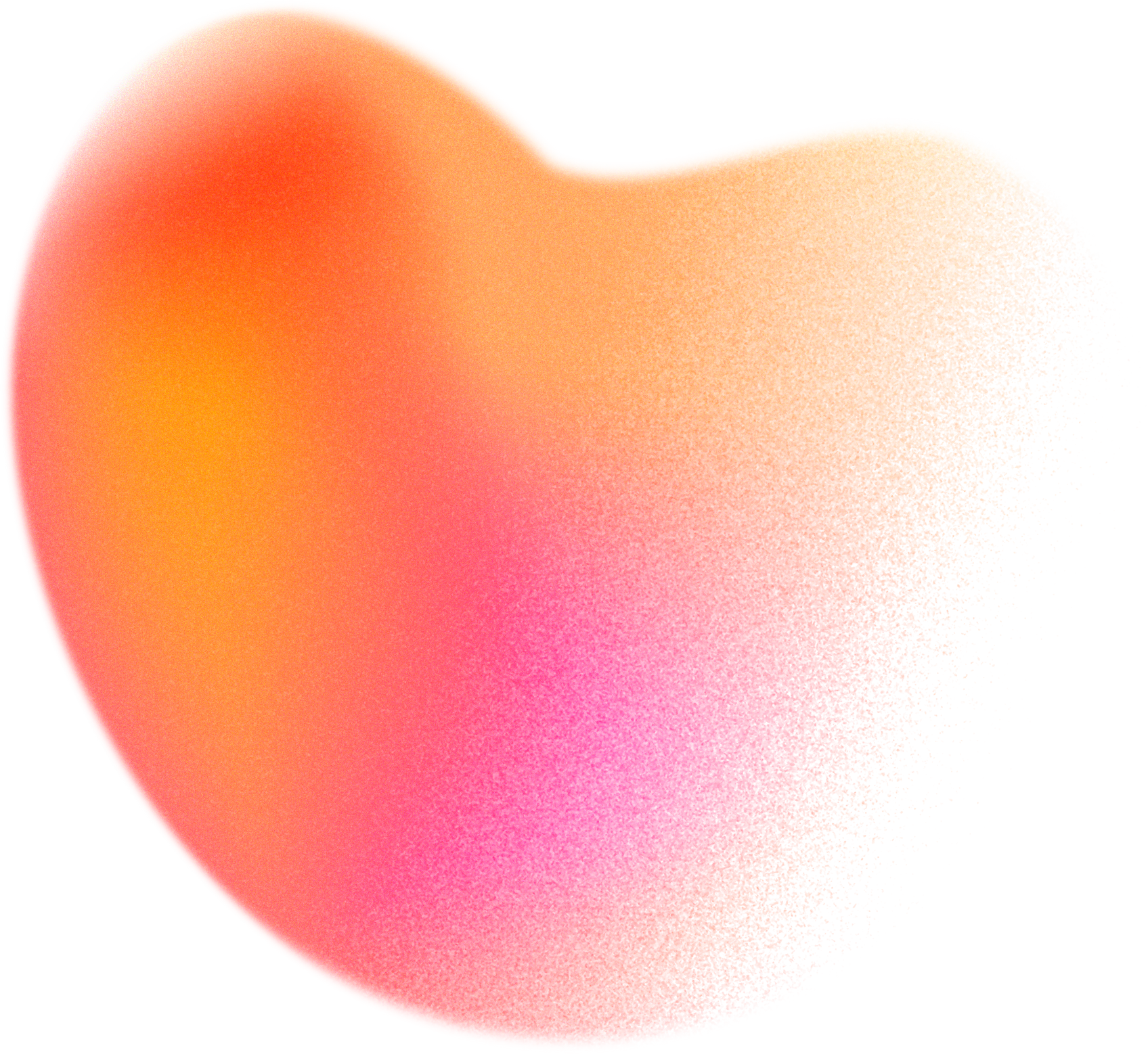 Abstract gradient blob